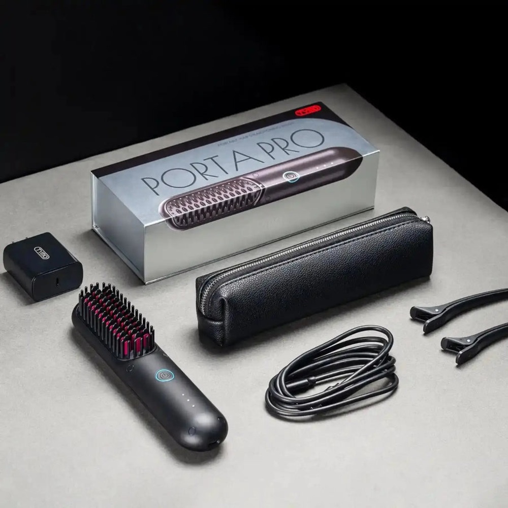 TYMO PORTA PRO Cordless Hair Straightener Brush 1078